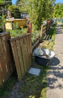Fertigstellung Gartenzaun